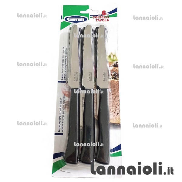 COLTELLI TAVOLA PZ.6 GNALI gnali